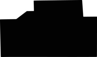 McLean United States silhouette map vector