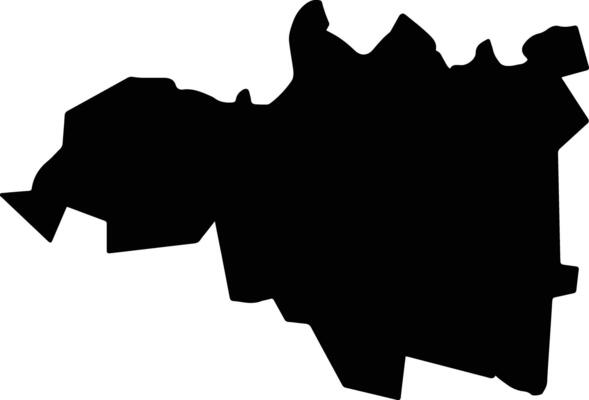 Medak India silhouette map