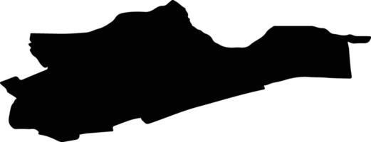 Medemblik Netherlands silhouette map vector