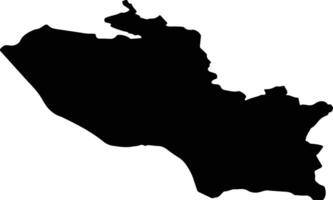 Medumu pag Latvia silhouette map vector