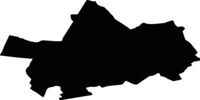 Medzes pag Latvia silhouette map vector