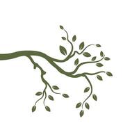 Stylized branch logos and symbol vector