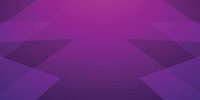 Modern purple abstract geometric shapes border on a purple gradient background with copy space vector