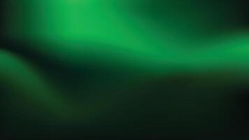Dark Green Gradient Mesh Background with Glowing Green Light Curve Design vector