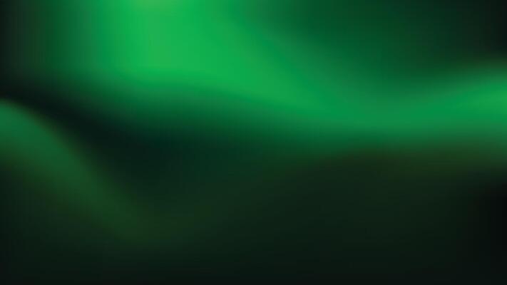 Dark Green Gradient Mesh Background with Glowing Green Light Curve Design