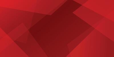 Red abstract triangle geometric shape background with red gradient color vector