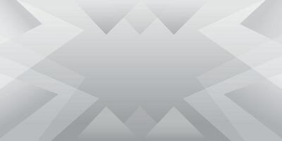 Grey and white abstract background with geometric shapes and copy space. Suitable for used as banner, presentation, flyer, and template. vector