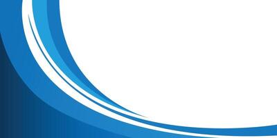 Minimal blue abstract banner background. Abstract blue curve background, business concept. vector