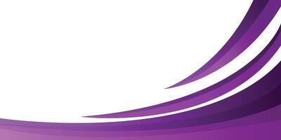 Minimal abstract purple wave banner background with multiply layer and copy space vector