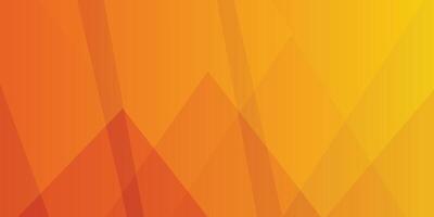 Abstract orange triangle geometric shape background, modern design vector