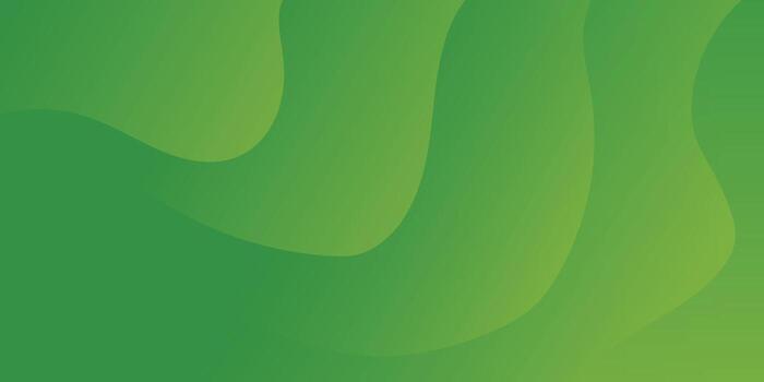 Minimal Green Abstract Wave Pattern with Gradient Color vector