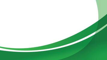 Modern abstract green curve banner background with gradient geometric shapes, multiply, overlay, and copy space for design vector