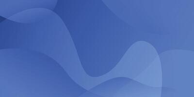 Minimal blue abstract background with dynamic fluid shapes vector