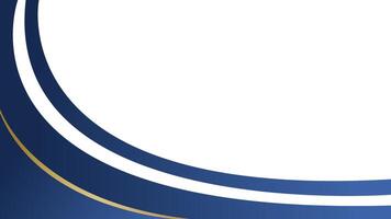 Modern luxury blue and gold abstract business banner background with copy space. Perfect for background, banner, flyer, template, and presentation. vector