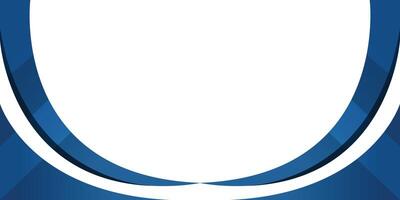 Modern abstract blue curves on a white background vector