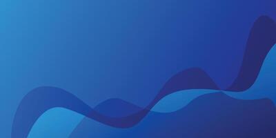Modern blue abstract background with fluid shapes and multiply layer vector