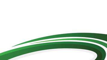 Modern abstract green curve banner background design with copy space vector