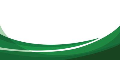 Abstract dark green curve banner background. Perfect for presentation, banner, background, brochure, flyer, and business card. vector