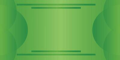 Modern green abstract background with circle geometric shapes, gradient color, and copy space vector