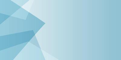 Modern light blue gradient background with abstract geometric shapes and copy space vector