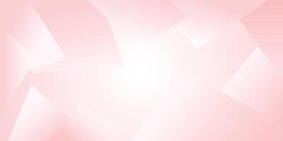 Modern light pink abstract background with triangle geometric border and pink gradient color vector