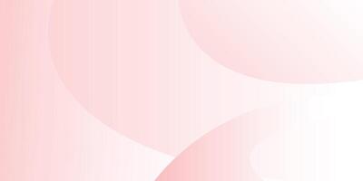 Modern light pink abstract background with gradient circle geometric shapes vector