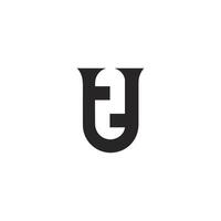 Premium ZU UZ Initial Monogram Logo Available for Purchase vector