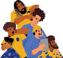 Modern Barbershop Vibes vector