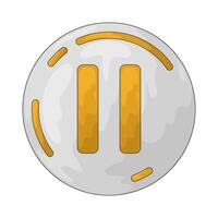 The Pause Button vector