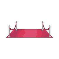 Illustration of a Red Carpet vector