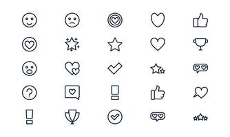 Feedback icon representing communication, user response, and opinion sharing in outline style vector