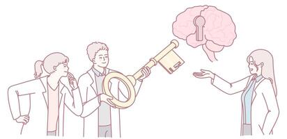 Unlocking the Fascinating Secrets of the Brain A Comprehensive Scientific Exploration vector