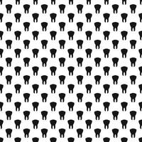 Pattern of teeth, dental background vector