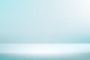 Pastel blue empty room. blank stand display or showing product. Space for selling products on the website. illustration. vector