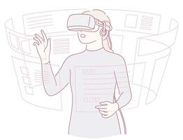 An Interactive Virtual Reality Experience that Promotes User Engagement and Participation vector