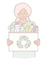 Embracing EcoFriendly Recycling Practices is essential for fostering a Sustainable Future vector