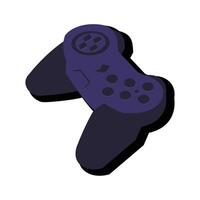 Illustration of a joystick on a white background. vector