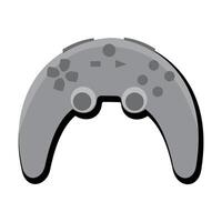 Illustration of a joystick on a white background, a game console gaming vector