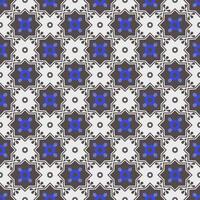 Flower geometric seamless pattern for background design vector