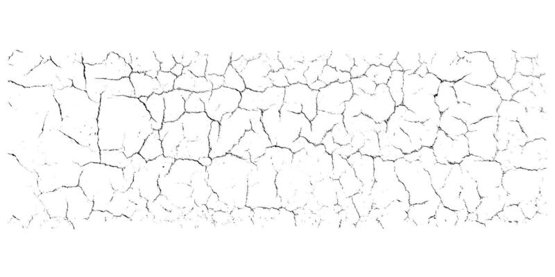 overlay abstract texture. Crack ground for abstract on white background. Organic grunge one color surface.