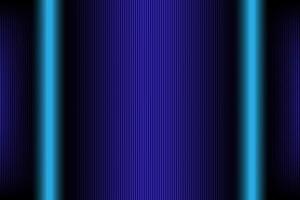 Double vertical laser line neon blue lighting on black color background, light lines of movement and speed in neon vector