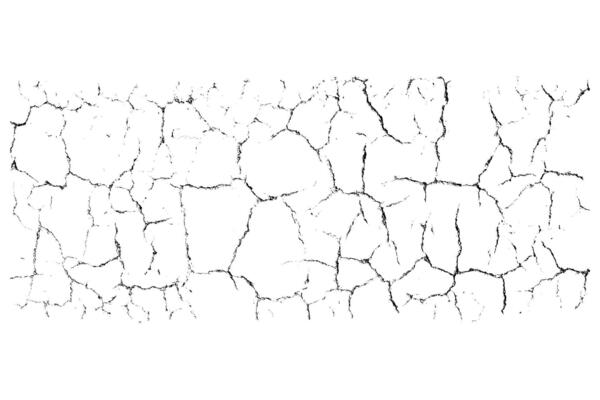 Natural overlay abstract texture. Crack ground for abstract on white background. Organic grunge one color surface.