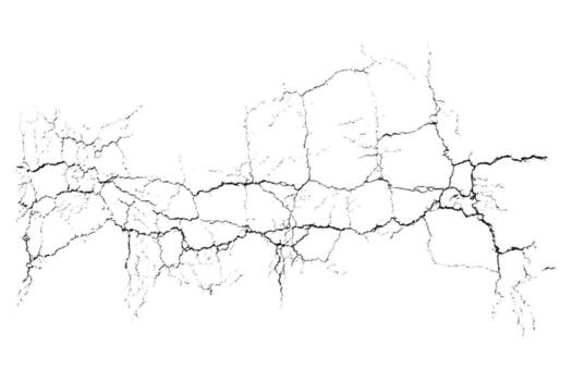 Overlay abstract texture. Natural complex crack element. vector