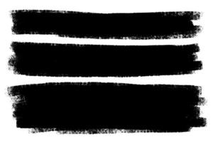 Brush strokes . Set of text boxes. Paintbrush collection. Grunge design elements. Dirty texture banners. Painted rectangles and long strokes. vector