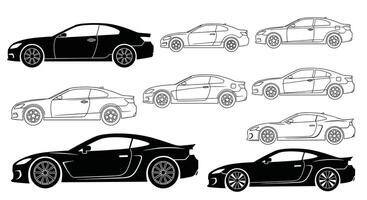 Exploring the Evolution of Automotive Design From Concept to Reality A Journey Through Innovation vector