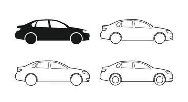 Exploring the Evolution of Automobile Design A Visual Journey Through Automotive History vector