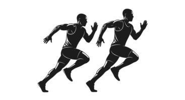 The Art of Running Fast The Key Factors of Speed Performance and Technique vector