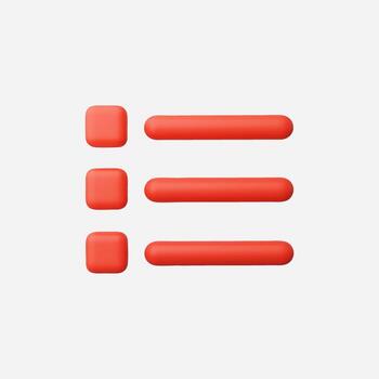 un minimalista rojo botón diseño para digital interfaces vector