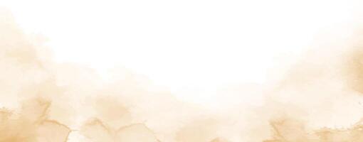 Abstract brown watercolor background illustration. vector