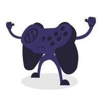 cartoon joystick game console tool vector